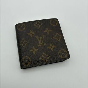 LOUIS VUITTON PORTEFEIULLE BROWN MONOGRAM MARCOS BIFOLD WALLET